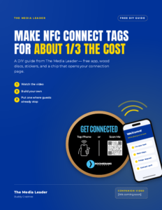 DIY NFC Connect Tag for church visitors